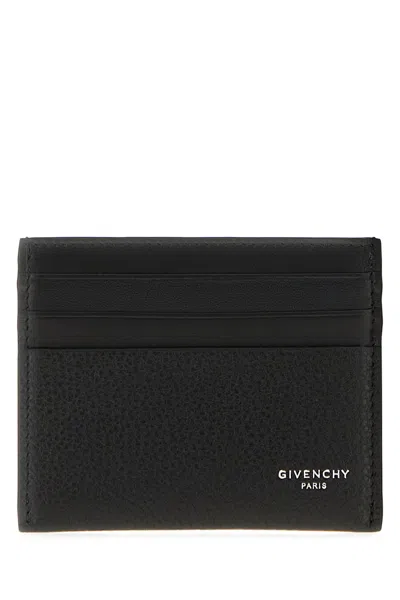 Givenchy Black Leather Card Holder