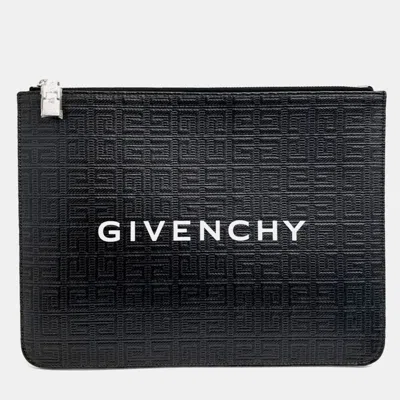 Pre-owned Givenchy Black Leather Clutch