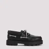 Givenchy Leather Platform Loafers In Black