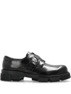 Givenchy Squared Derbies In Leather With 4g Buckle