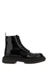 Givenchy Black Leather  Cargo Ankle Boots In Black