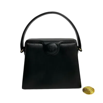 Pre-owned Givenchy Black Leather Handbag Shoulder Bag ()