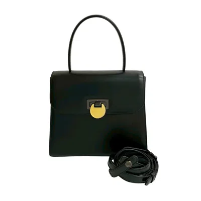 Pre-owned Givenchy Black Leather Handbag Shoulder Bag ()