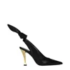 Givenchy Beauw Leather Slingback Pump In Black