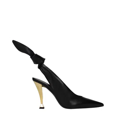 Givenchy Black Leather High Heel Women's Pumps