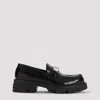 Givenchy Polished Black Bull Leather Loafers With Chunky Sole In Black