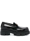GIVENCHY TRENDY BLACK LEATHER LOAFERS FOR WOMEN