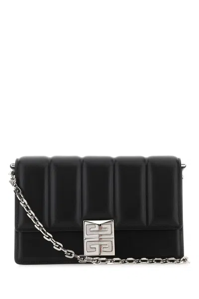 Givenchy 4g Leather Shoulder Bag In Black