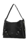 Givenchy Medium Voyou Calfskin Shoulder Bag With Buckle Fastening In Brown