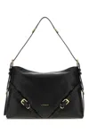 Givenchy Women Voyou Medium Leather Shoulder Bag In Black