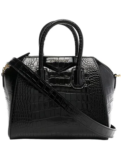 Givenchy Black Leather Mini Antigona (authentic Pre-loved)