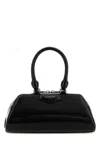 Givenchy Antigona East West Brown Small Handbag With Adjustable And Removable Shoulder Strap And Logo Letteri In Black
