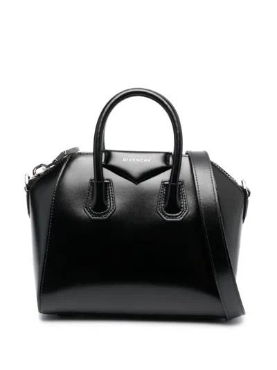 Givenchy Black Leather Mini Antigona Handbag