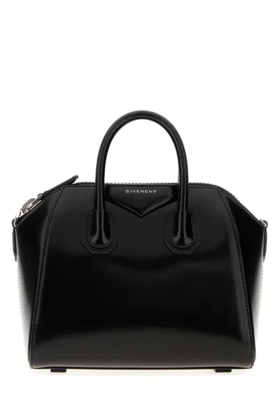Givenchy Black Leather Mini Antigona Handbag