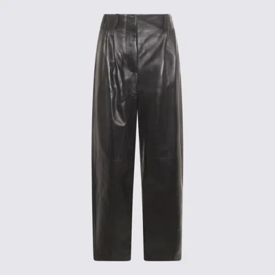GIVENCHY BLACK LEATHER PANTS