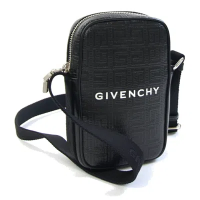 Pre-owned Givenchy Black Leather Pochette Shoulder Bag ()