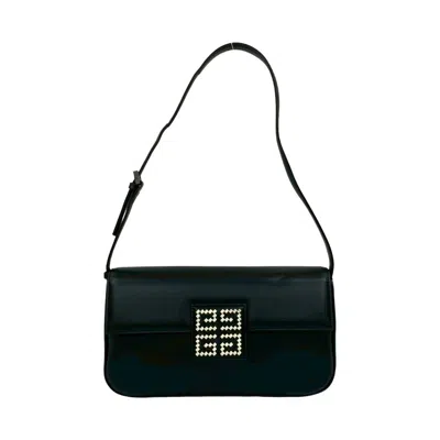Pre-owned Givenchy Black Leather Pochette Shoulder Bag ()