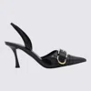 Givenchy Voyou Leather Slingback In Black