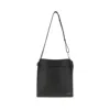 Givenchy Medium Belted Grained-leather Shoulder Bag In Black