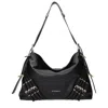 Givenchy Black Leather Shoulder Bag In Black
