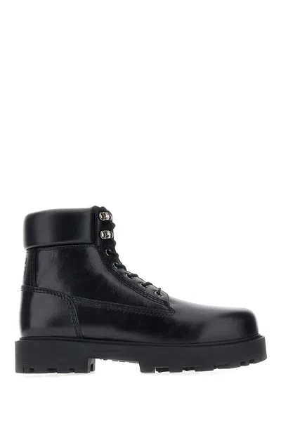 Givenchy Men's Storm Lace-up Boots In Black