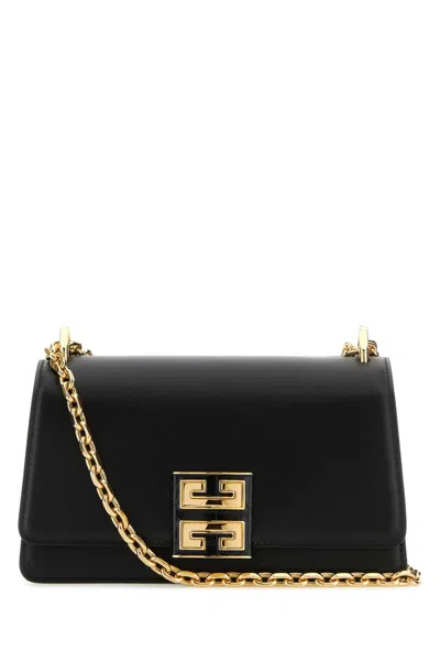 Givenchy Black Leather Small 4g Shoulder Bag In White