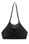 Givenchy Facet Cabas Small Shoulder Bag In Grain Leather In Black