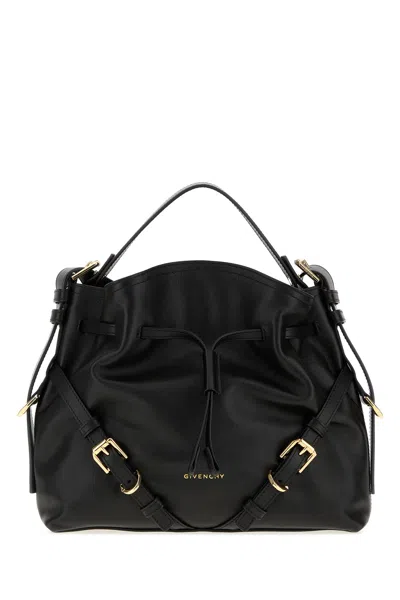 Givenchy Black Leather Small Voyou Bucket Bag