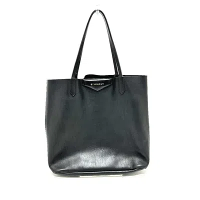 Pre-owned Givenchy Black Leather Tote Bag ()