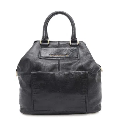 Pre-owned Givenchy Black Leather Tote Bag ()