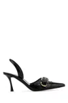 Givenchy Voyou Buckled Textured-leather Slingback Pumps