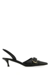 Givenchy Voyou Buckled Textured-leather Slingback Pumps