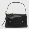 Givenchy Voyou Mini Shoulder Bag In Shiny Leather In Black