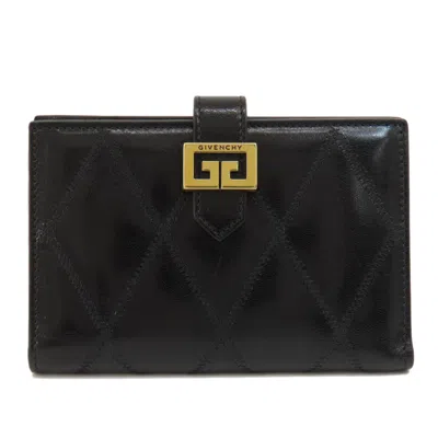 Pre-owned Givenchy Black Leather Wallet (bi-fold) ()