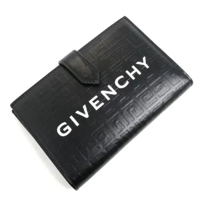 Pre-owned Givenchy Black Leather Wallet (bi-fold) ()