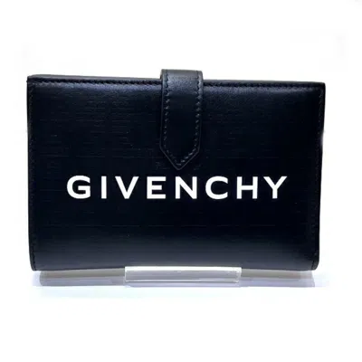 Pre-owned Givenchy Black Leather Wallet (bi-fold) ()