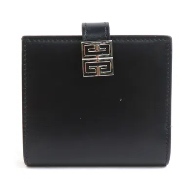 Pre-owned Givenchy Black Leather Wallet (bi-fold) ()