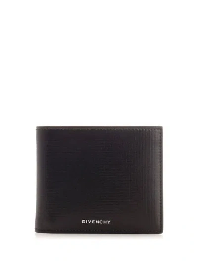 Givenchy Black Leather Wallet With Logo