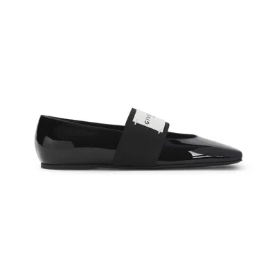 Givenchy Black Logo Ballet Flats