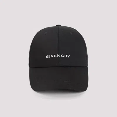 GIVENCHY BLACK LOGO BASEBALL HAT