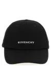 Givenchy Round Visor Cap With Embroidered Logo In Black