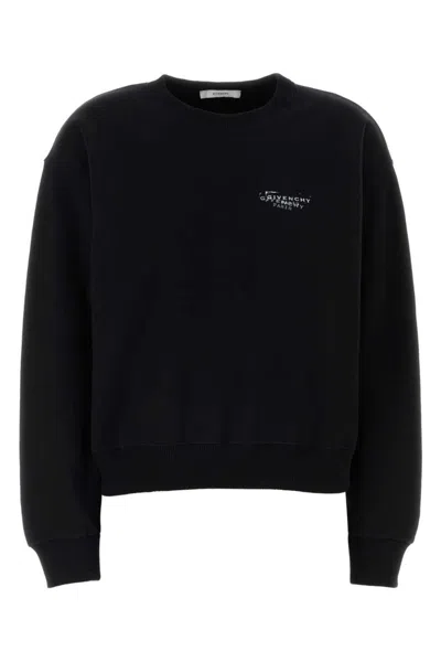 Givenchy Black Logo Crew Neck Sweatshirt