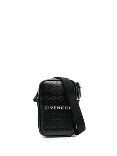 Givenchy Black Logo-embossed Crossbody Bag
