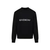 GIVENCHY CLASSIC BLACK CREW-NECK WOOL SWEATER FOR MEN