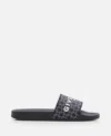 Givenchy Sandalo Slide Con Logo In Black