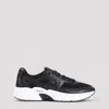 Givenchy Nfnty-52 Runners In Synthetic Leather And Mesh In Black