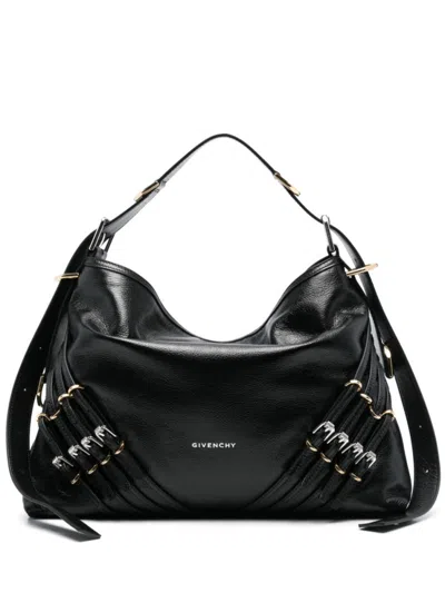 GIVENCHY BLACK MEDIUM VOYOU SHOULDER BAG