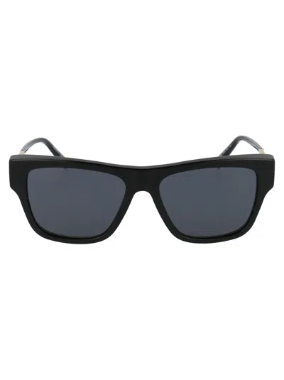 Givenchy Black Metal Sunglasses In Multi