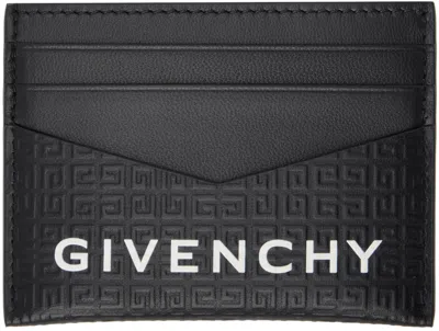 Givenchy Black Micro 4g Card Holder In 001-black