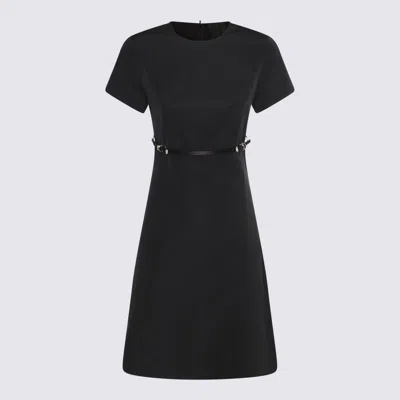Givenchy A-line Black Dress With Fitted Bodice